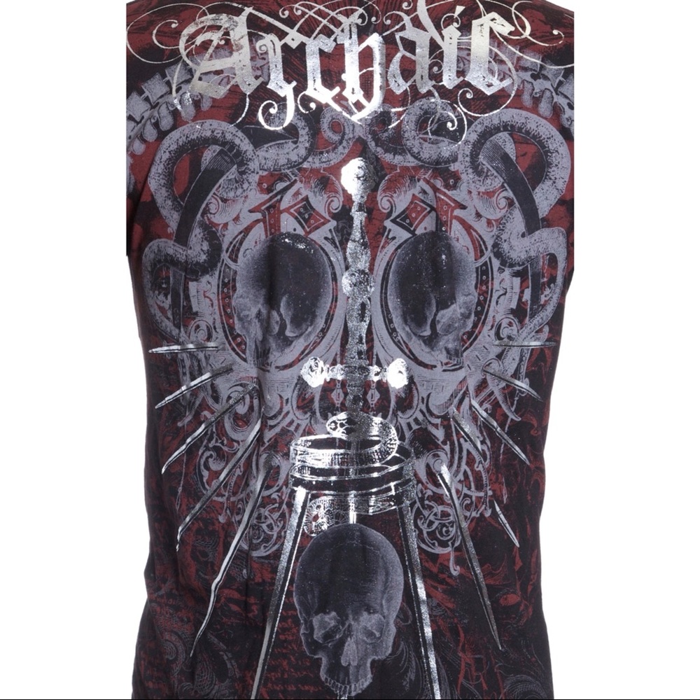 Archaic By Affliction Men's T-Shirt STURZHEIM - Picture 7 of 9